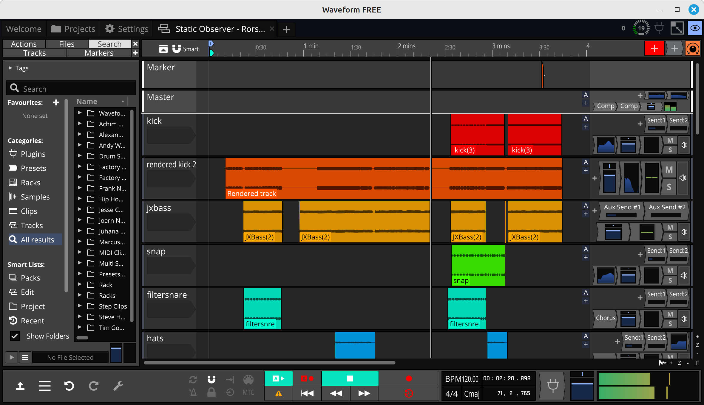 パソコンで音楽リナックス編